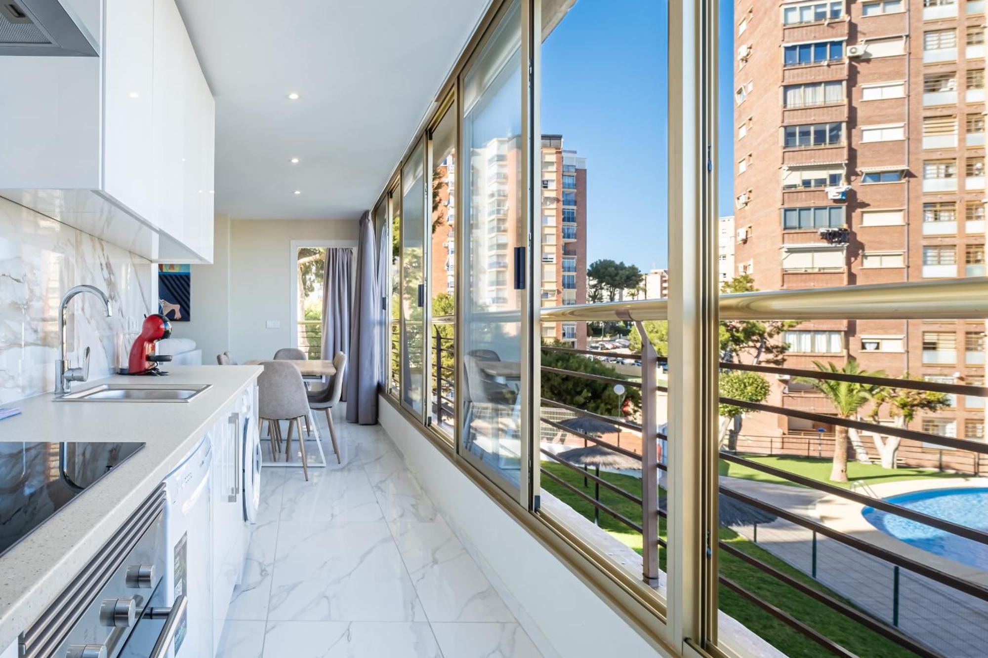 Benipark Apartments Poniente Beach Benidorm Kültér fotó